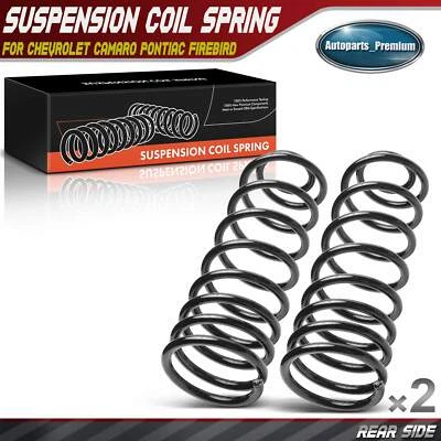 2x Muelle helicoidal trasero izquierdo y derecho para Chevrolet Camaro 1982-2002 Pontiac Firebird Foto 1 de 4