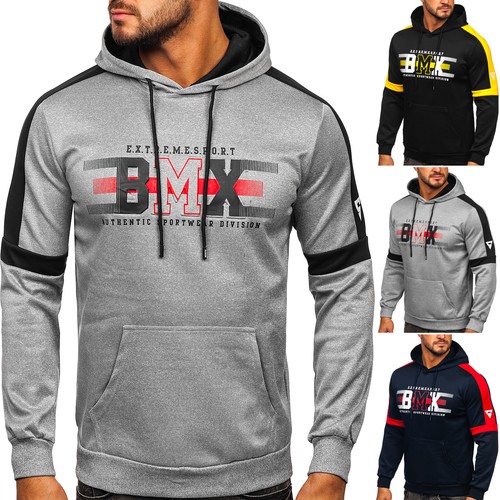 SACAI Felpa pullover con cappuccio pullover felpa con cappuccio pulli uomo stampa bolof