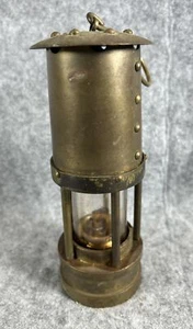 Vintage E Thomas & Williams Ltd Cambrian Miners Davy Yacht Lamp Solid Brass Nice - Picture 1 of 7