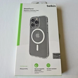 Belkin SheerForce MAGSAFE Hülle für Apple iPhone 14 Pro (6,1") - KLAR - Bild 1 von 5