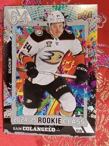 Sam Colangelo 2024/25 Upper Deck Hockey Rookie Class Anaheim Ducks RC RC-17 - Picture 1 of 1