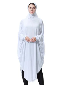 Ramadan Muslim Women Prayer Long Dress Abaya Islamic Kaftan Khimar Burqa Kaftan - Picture 1 of 54