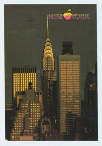 "NEW YORK - Chrysler Building, skyline" 1995 CARTOLINA - Picture 1 of 2