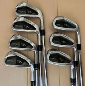 Callaway LEGACY BLACK Forged Iron Set of 7 4-PW Steel Dynamic Gold S200 USED - Picture 1 of 9