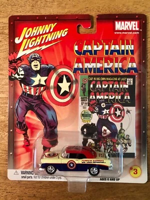 Chevy Johnny Lightning Capitán América #3 56 2002 NUEVO Serie Marvel Foto 1 de 4