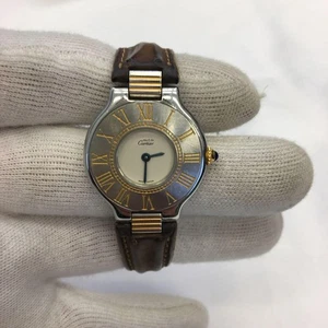 Cartier Must 21 Vantian Ladies Quartz Watch Working Item - Picture 1 of 9