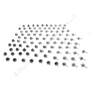 100 Large Flange Head Blind Pop Rivet Retainers 3/16" x 3/4" - Picture 1 of 4