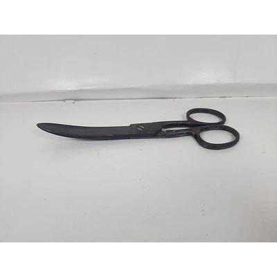 Vintage Clauss Curved Upholstery Shears Scissors No. 4208 - Image 1 of 4