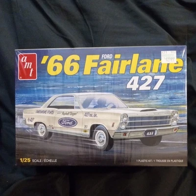 AMT 1966 Ford Fairlane 427 1/25 Scale - New Factory Sealed Model Kit by Round 2 - Image 1 of 4