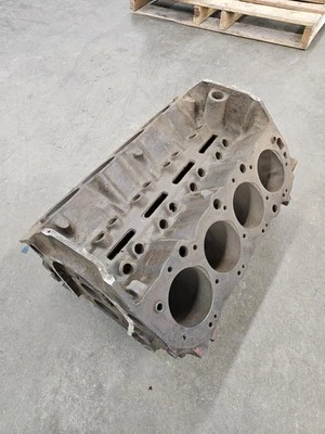 1966 EG Chevelle BBC 396 Factory 4 Bolt Main Block 3855961 961 HAS A REPAIR READ - Image 1 of 4