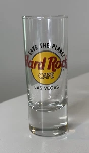 Hard Rock Cafe groß 4" Las Vegas (Nevada) Save The Planet Schnapsglas - Bild 1 von 6