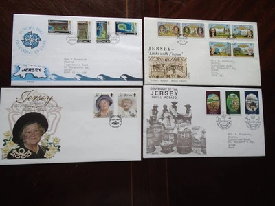 Jersey 21 x different First Day Covers - Image 1 of 4