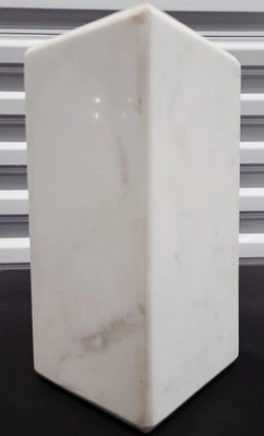 Waterworks White Marble Brush Holder New With Flaws *Read Description, See Pics - Image 1 of 4
