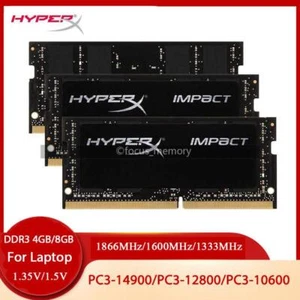 HyperX 4GB (2x4GB) 8GB DDR3L/DDR3 1333/1600/1866 MHz 2Rx8 So-dimm Laptop Memory - Picture 1 of 9