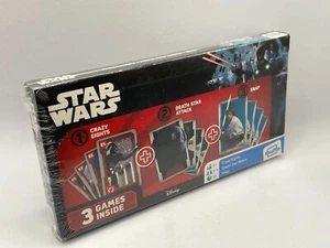 Star Wars Spielebox 3 in 1 Spielkarten ab 5+ Neu OVP crazy eights, snap - Bild 1 von 3