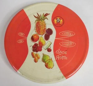 CP Brand Glace Fruits 12" runde bedeckt Metalldose - Bild 1 von 8