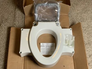 Bemis Independence Rise Elongated Round Plastic 4.5 Inch Raised Toilet Seat - Picture 1 of 12