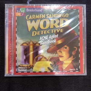 Carmen San Diego Word Detective ACME Agent Handbook Cd Rom - Picture 1 of 4
