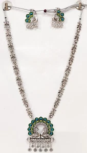 Costume Tribale Afgano Collana Ciondolo Lungo Moda Afghana Etnica Gioielli Choker - Foto 1 di 5