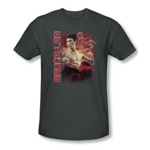 Bruce Lee Fury Adult Slim Fit Short Sleeve T-Shirt Sizes- S-2X New - Picture 1 of 1