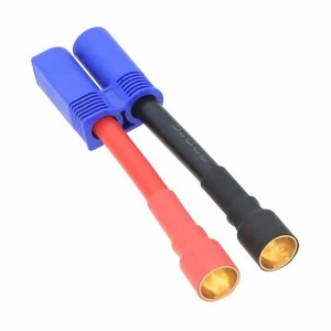 Brushless Motor Bullets 8mm Female Jack to EC5 Male Plug cable 10AWG 5CM Leads - Picture 1 of 2