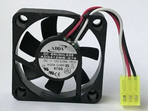 For ADDA 4010 AD0412MB-G76 DC12V 0.08A 3-wire axial flow cooling fan - Photo 1/3