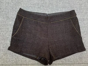 Monteau Damen Shorts Baumwolle Häkel Overlay schwarz gefüttert Größe M - Bild 1 von 6