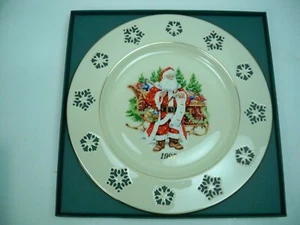 Lenox 1997 Limited Edition #1570 Christmas List 10.5" Plate Santas List Orig Box - Picture 1 of 6