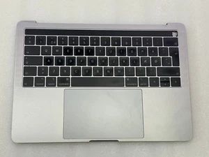 TopCase Grau Apple MacBook Pro 13" A2159 Tastatur QWERTY DÄNEMARK GRADE A - Bild 1 von 2