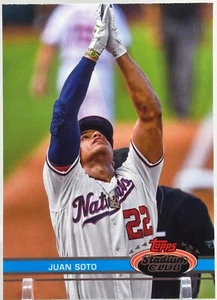 Topps Stadium Club Juan Soto 1991 2022 variación de diseño/200 #250 Nacionales - Imagen 1 de 3