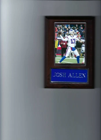 JOSH ALLEN PLAQUE BUFFALO BILLS FOOTBALL NFL Cover