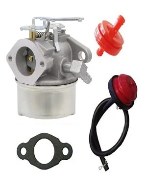 FIXRIGHTPRO Carburetor Primer Bulb Fuel Line Fuel Filter Compatible with Tecumseh OEM 640084