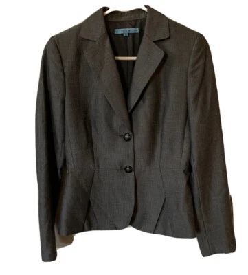 ANTONIO MELANI Gray BLAZER, Size 2 - Image 1 of 4