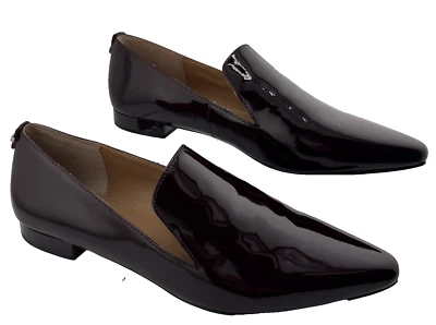 Calvin Klein Women’s Elin Oxblood Patent Leather Pointed Shoes Flats Sz 6 M - Image 1 of 4