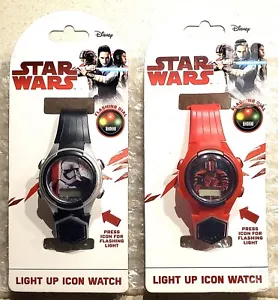 Disney Watch Star Wars Last Jedi Storm Trooper Praetorian Guard Light Up Working - Picture 1 of 9