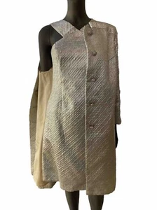 Vestido y abrigo vintage cojo plateado personalizado 6 - Imagen 1 de 10