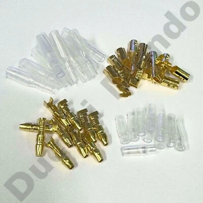 Motorcycle indicator bullet connector wiring crimp repair kit Japanese 10 sets - Image 1 of 4