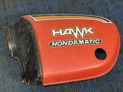 Panel de cubierta lateral izquierda Honda CB400A CB400 Hawk Hondamatic 400 83700-413-0000 Foto 1 de 3