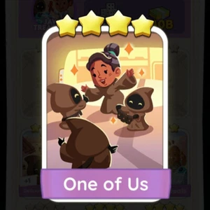 One of Us Monopoly_Go_4 Stars Sticker ⭐⭐⭐⭐ - FAST DELIVERED - Picture 1 of 1
