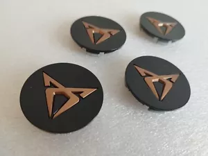 D'origine 4x Centre de Roue SEAT CUPRA 55mm 5FA601171A Cabochon Enjoliveur - Imagen 1 de 5
