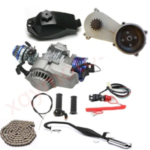 49CC 50CC 2 Stroke Engine Motor Pull Start for Pocket Bike Mini Dirt Bike ATV - Picture 1 of 9