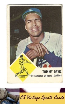 1963 Fleer #40 Tommy Davis LOW GRADE/FILLER - Image 1 of 2