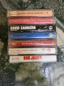 7 Cassette Lot DAVID SANBORN BOB JAMES Double Backstreet Heart Pearls Hearsay + - Picture 1 of 24