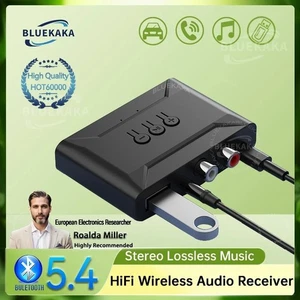 NFC Bluetooth 5.4 Transmitter Empfänger Wireless Audio HiFi Musik Adapter AUX RCA - Bild 1 von 10