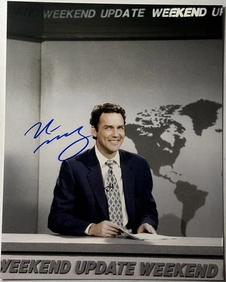 Norm MacDonald Signed Photo, 8x10 with COA, SNL, Weekend Update - Image 1 of 3