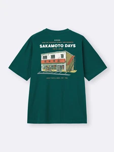 Camiseta Gráfica GU SAKAMOTO DAYS Japón Limitada Verde XL JP Talla - Imagen 1 de 2