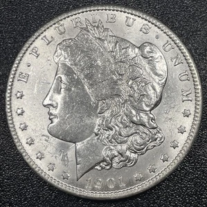 1901 O Morgan Silver Dollar $1 New Orleans Minted Uncirculated - Picture 1 of 2