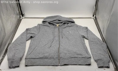 Michael Kors Men's Gray Heather Long Sleeve Pockets Full Zip Hoodie Size M - Image 1 of 4