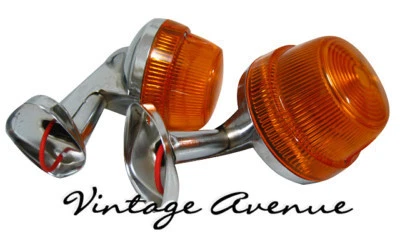 HONDA CT50 CT90 CT200 REAR SIGNAL WINKER 1PAIR  [METAL] — 第 1/1 张图片