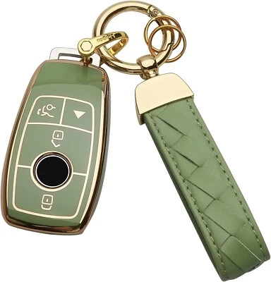 Funda Carcasa TPU Llavero 4 Botones Ajuste Mercedes Benz C E S G GLB GLC GLE Foto 1 de 4